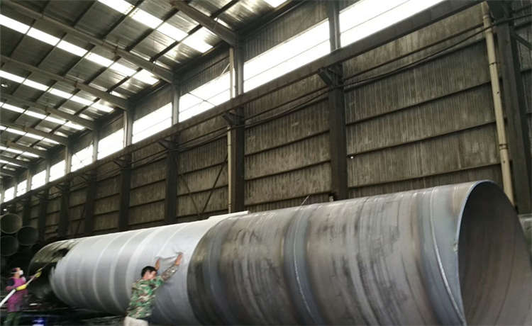 1820螺旋钢管，惠州钢材场防腐螺旋管，2236mm螺旋焊管，630污水排水防腐螺旋管厂家